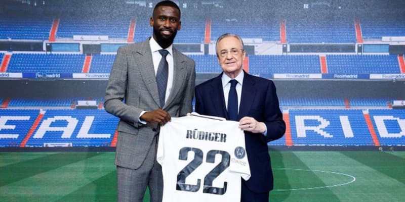 Số áo Rudiger: Trung vệ số 22 của Real Madrid và tuyển Đức