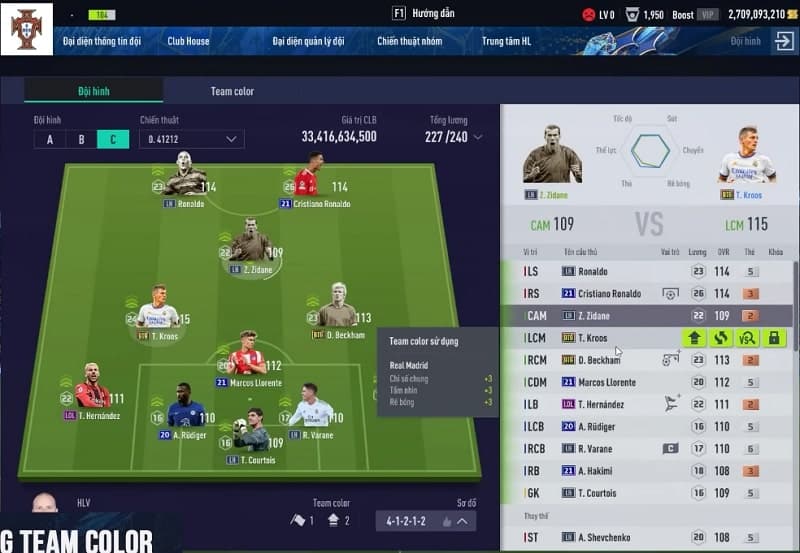 FIFA nhập môn – Phần 2: Quản lý đội hình và tùy chỉnh đội bóng