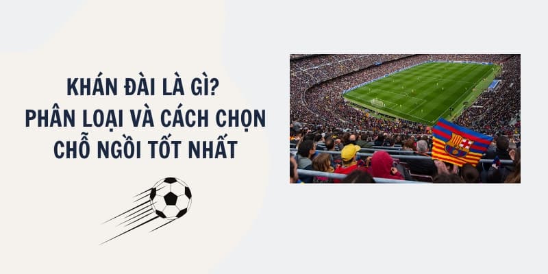 Khán đài san bóng là gì? Tìm hiểu cấu trúc thiết kế của khán đài A, B, C, D