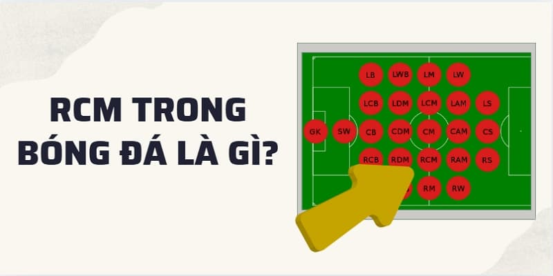 RCM là gì? Nhiệm vụ của một tiền vệ trung tâm lệch phải toàn diện