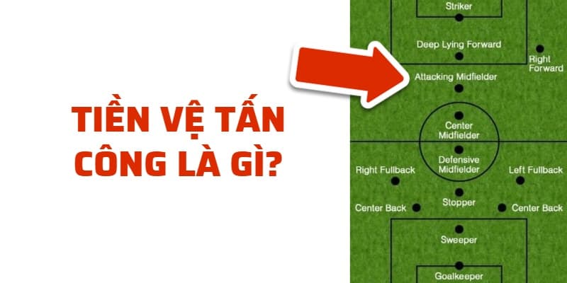 Tiền vệ tấn công là gì? Vị trí AM/AMF trong bóng đá đỉnh cao